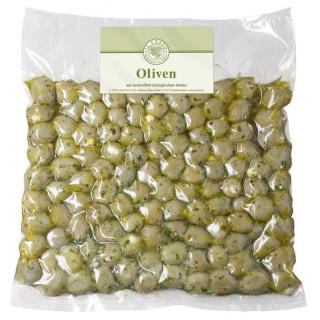 BIO Oliven mit Knoblauch