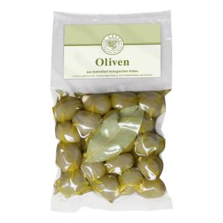 BIO Oliven grün mit Mandeln gefüllt
