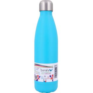 Edelstahl Thermoflasche hellblau 0,5l
